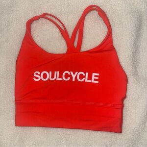 Lululemon Orange Sports Bra for Intense Workouts